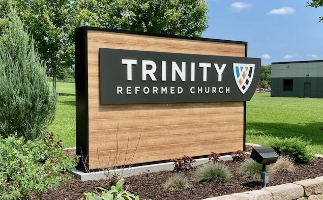 Trinity Reformed Church Sign